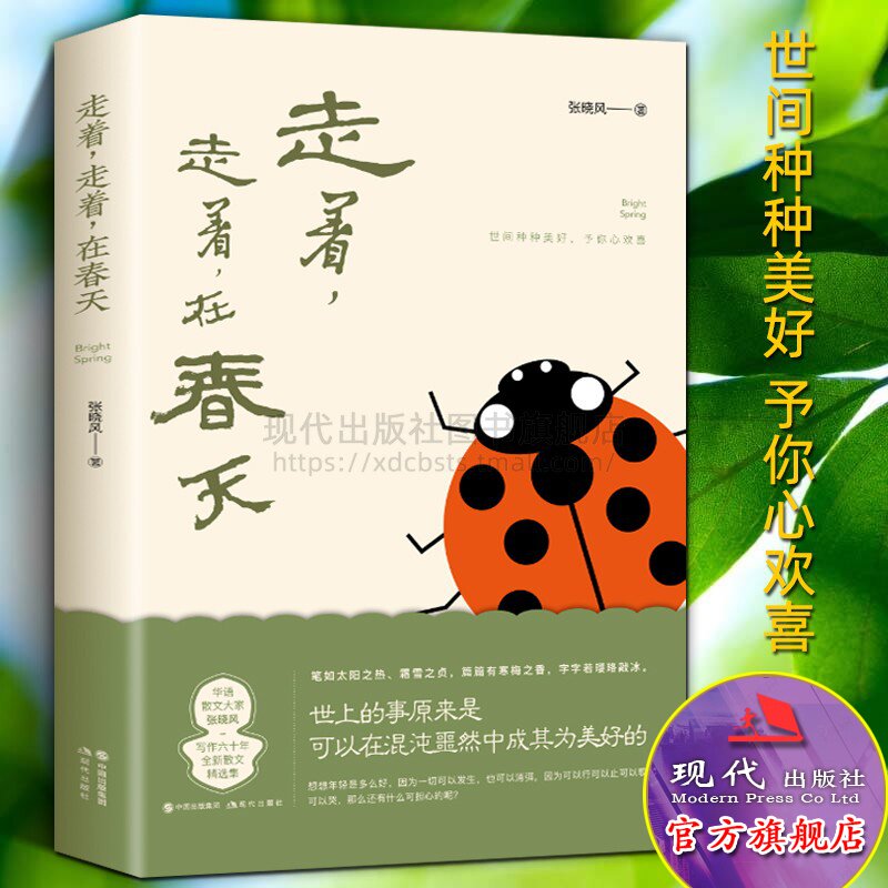 走着走着在春天 张晓风著 现当代青春文学名家散文精选集多篇入选语文写作教材书籍 行道树 敬畏生命 我喜欢 母亲的羽衣现代出版社图片