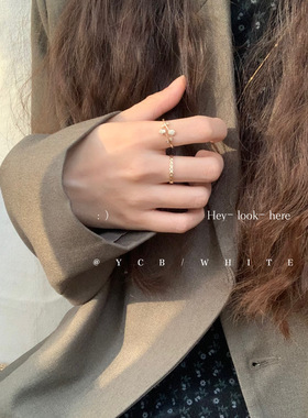 「昭和小玫瑰」轻奢气质百搭戒指