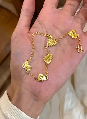 沙金碎冰冰福禄葫芦手链女款手环