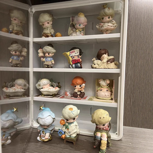 dimoo新生日记收纳展示架娃娃公仔防尘手办展示盒子【不含玩偶】