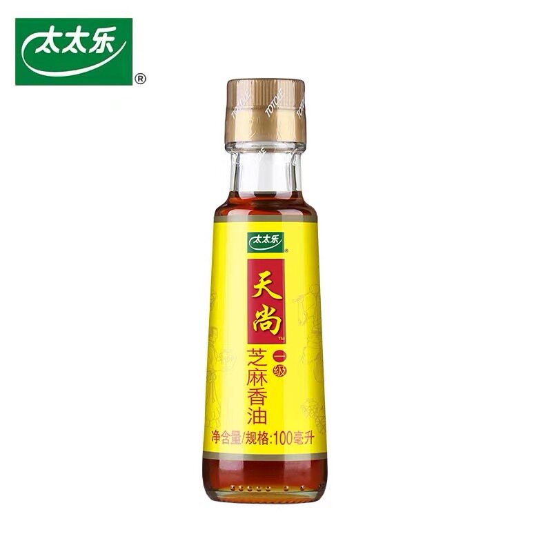 太太乐天尚芝麻油100ml 小磨香油压榨芝麻油凉拌菜调味调料包邮