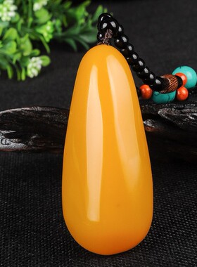 和田玉手把件新疆黄玉黄龙玉