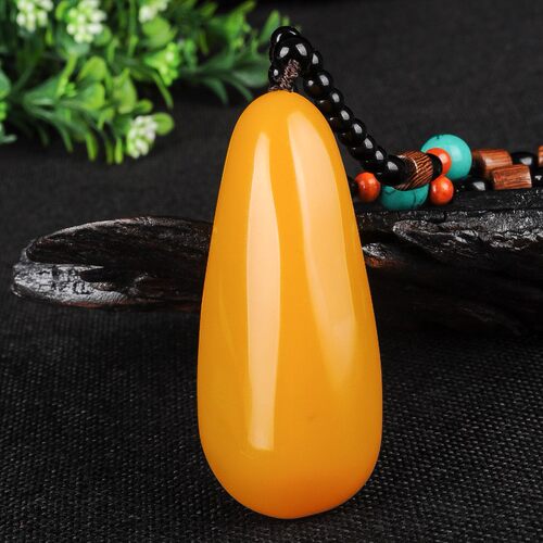 和田玉手把件新疆黄玉黄龙玉