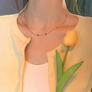 Mini小糖豆~小珠子项链小众轻奢高级感2024年新款女网红气质ins潮