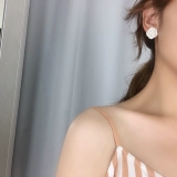 Ретро элегантные серьги, дизайнерские клипсы из жемчуга, изысканный стиль