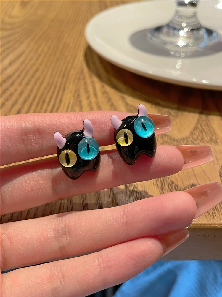 小怪兽耳钉女新款2024爆款小众设计感独特耳饰简约百搭耳夹无耳洞,饰品/流行首饰/时尚饰品新,耳钉,淘宝优惠券,粉丝福利购,淘宝优惠卷