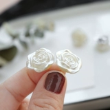 Ретро элегантные серьги, дизайнерские клипсы из жемчуга, изысканный стиль