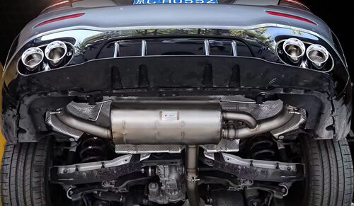IPE直通/三元头段/中尾段阀门排气适用奔驰AMG W177A35/A35L