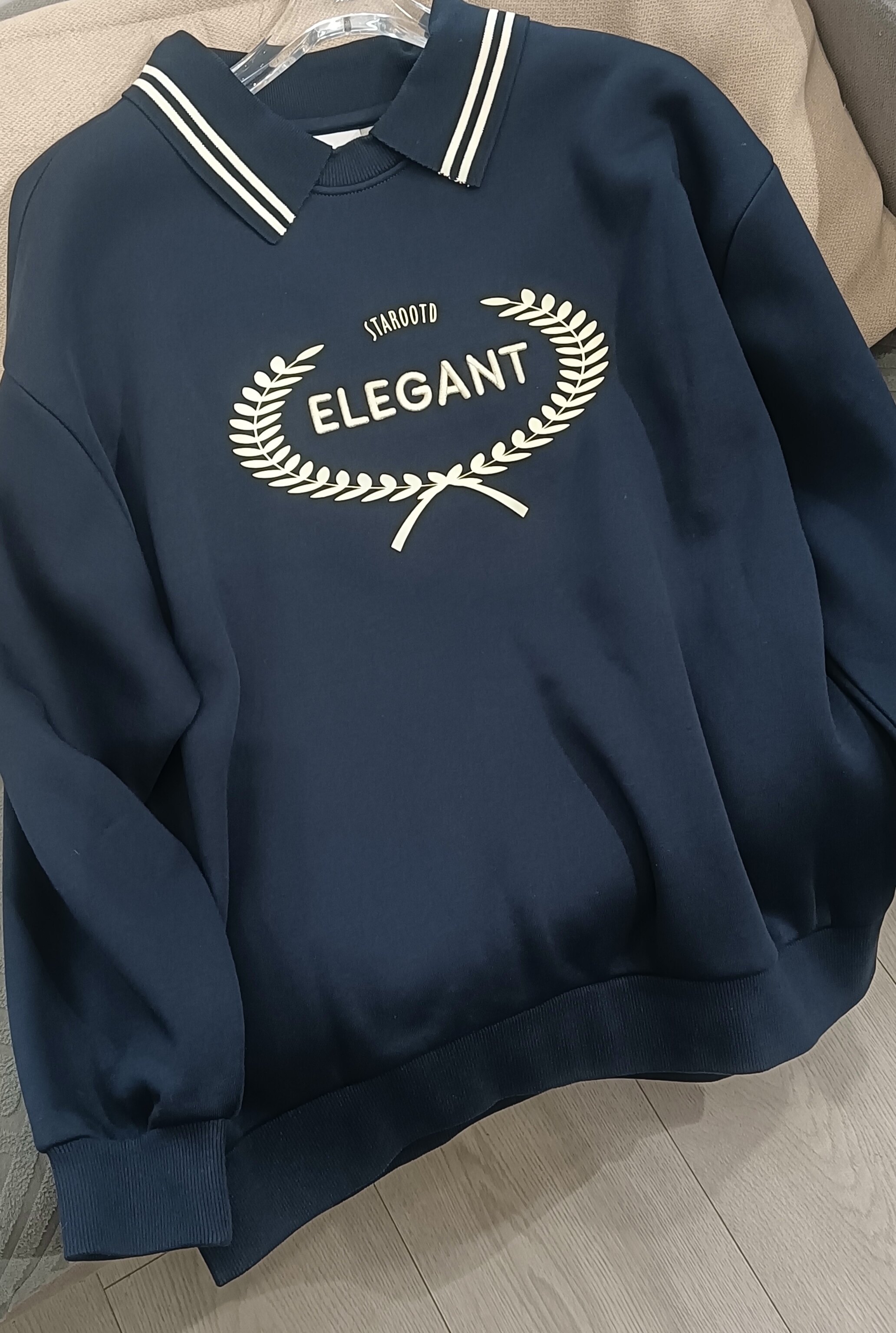 女童加绒卫衣2025新款大童秋冬洋气韩版学院风衬衫领女孩冬季上衣