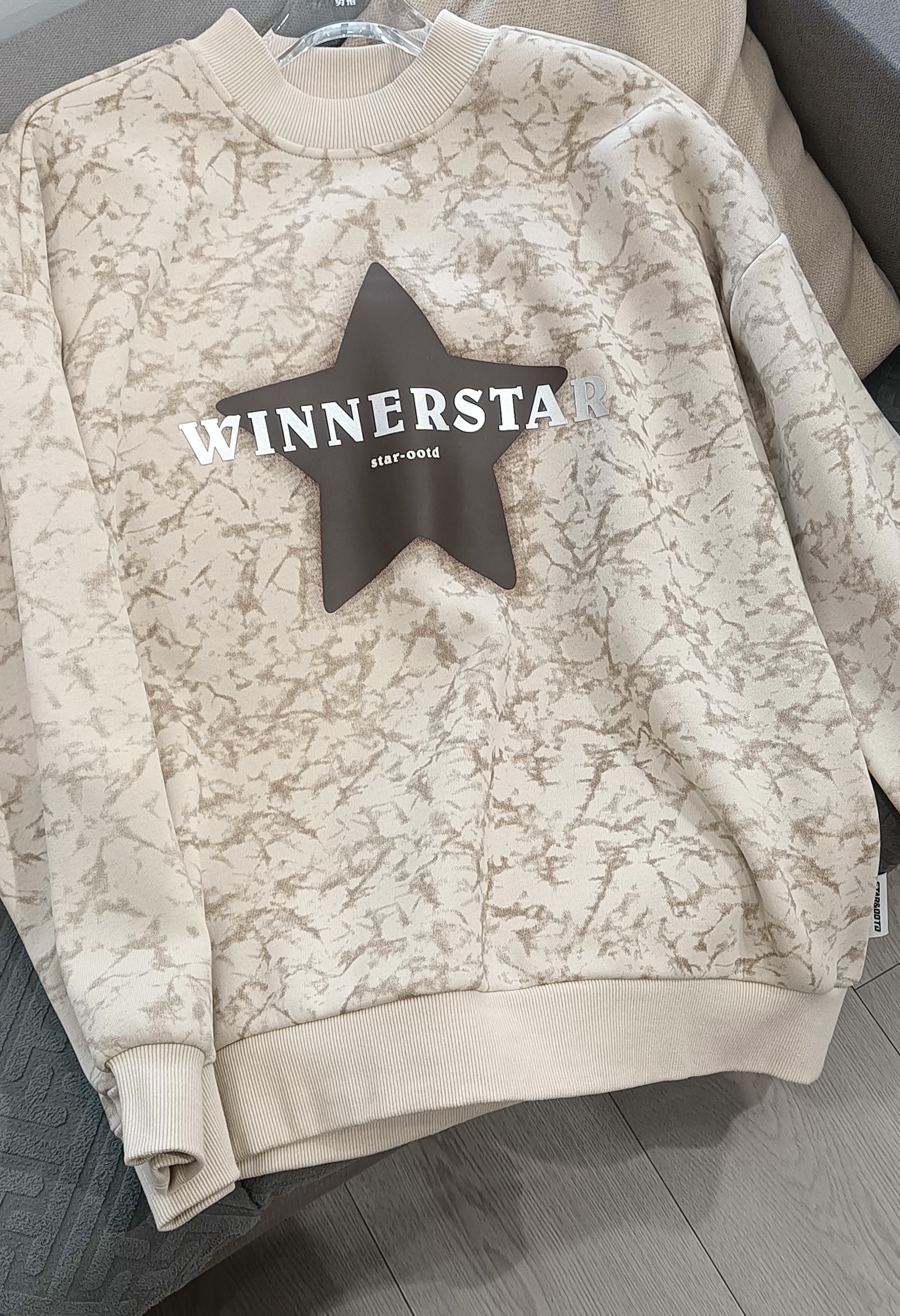 品牌女初中生领加绒卫衣女孩冬季2025新款上衣大童青少年加厚打底