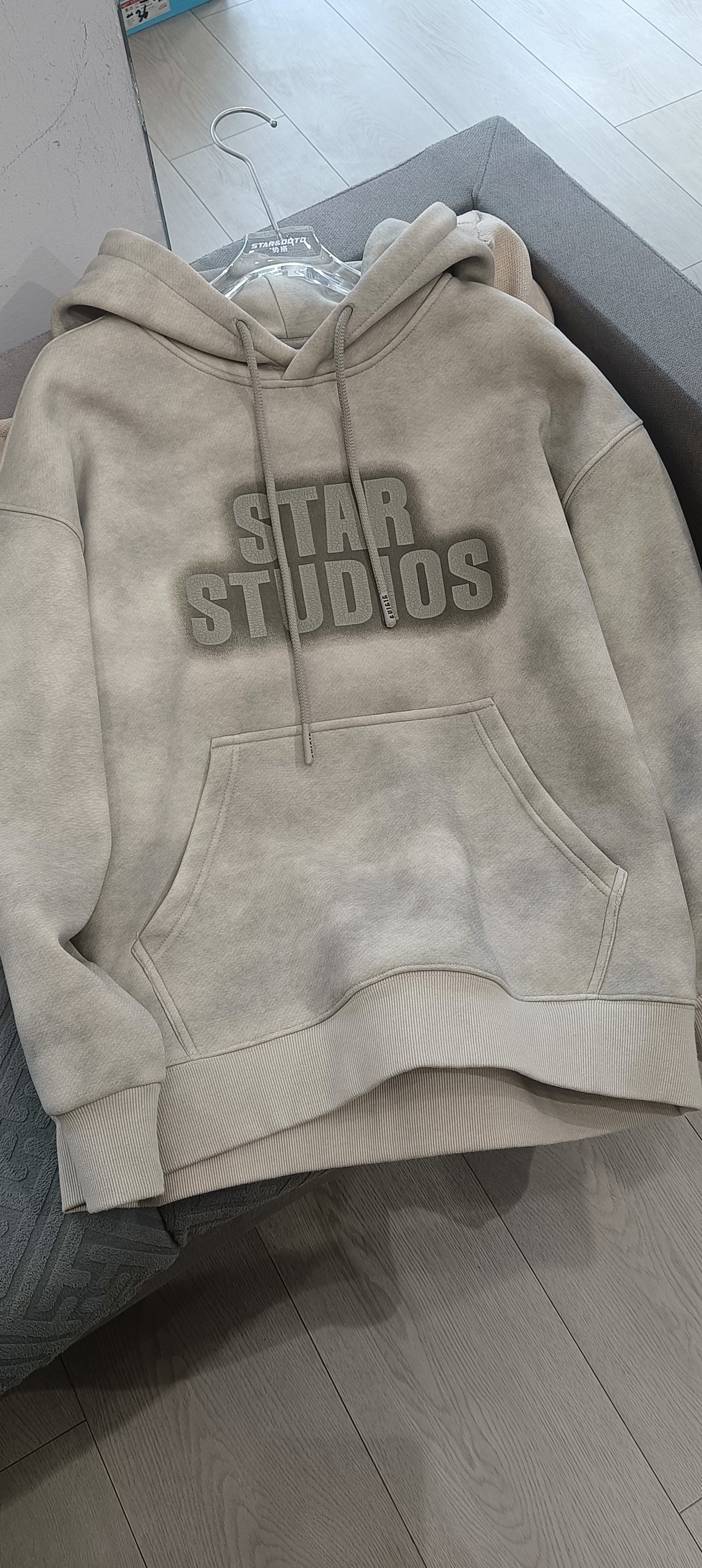 卫衣男秋冬季2025新款加绒重磅男装美式高街宽松潮牌男生连帽外套