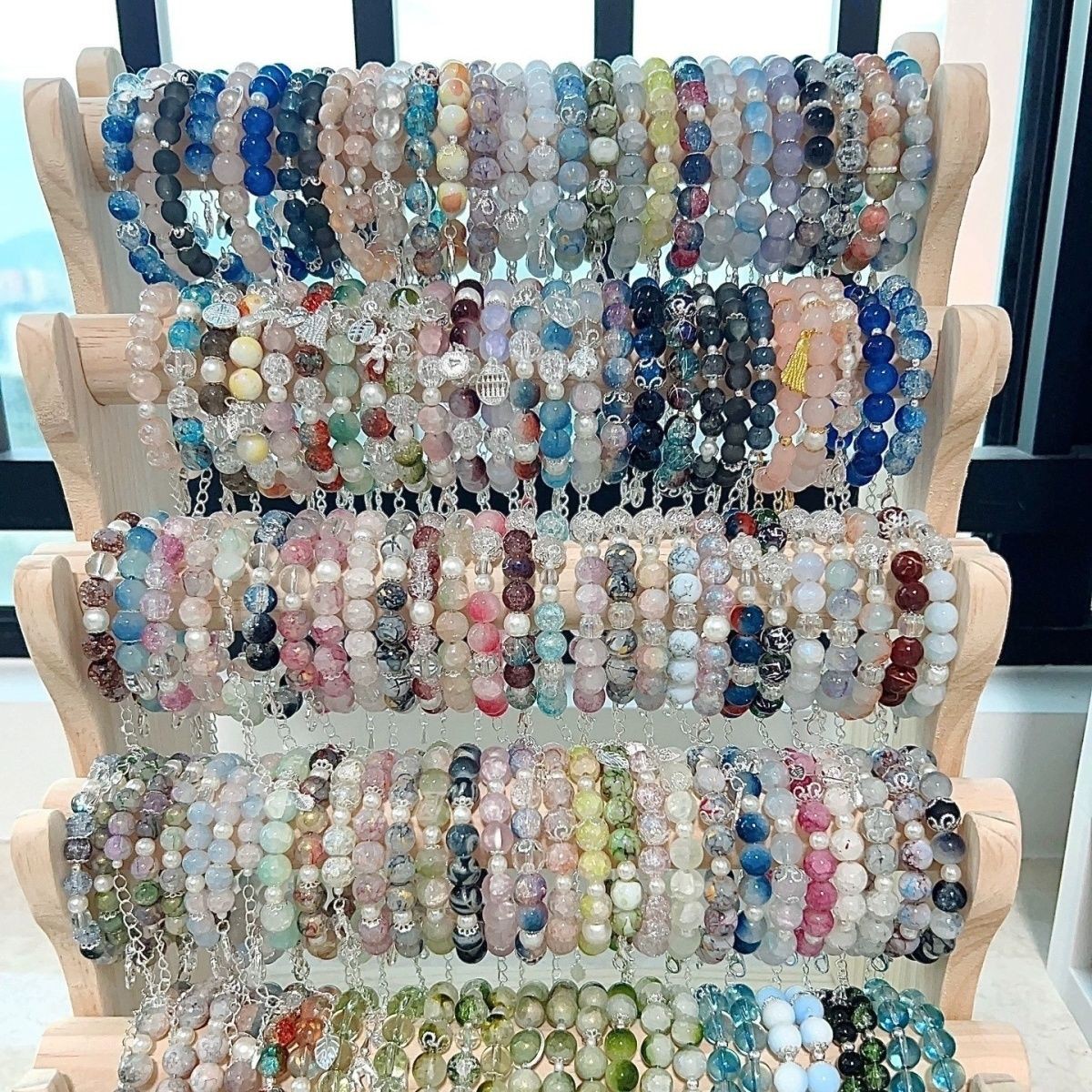 琉璃珠珠女琉璃吊坠中式爆款手链