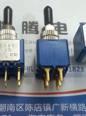 法国原装APEM 6脚2档防水钮子开关 5945AD 自复位 摇臂摇杆开关