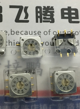 日本NKK日开 ND3-FR10P-TP 0-9/10位旋转编码开关 3:3 一字头旋钮