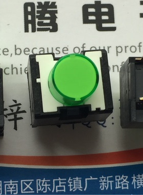 日本原装MORON 立式5脚微动带灯开关 A3AT-91A1-00EG 绿色发光灯