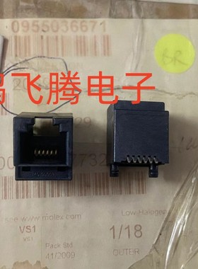 0955036671 955036671 95503-6671 RJ45 垂直180度 6P 网络接插座