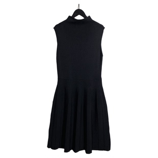 圣迪家女士高领针织弹性百搭连衣裙3515