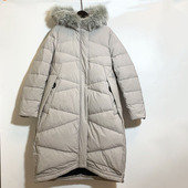 圣迪家女士修身 清仓90白鸭绒2431 羽绒服特价 修身 中长款