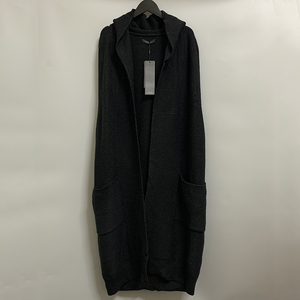 圣迪家女式秋冬款简约连帽开襟对称口袋针织毛衣开衫