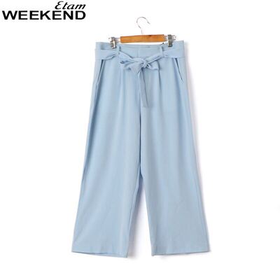 艾格通勤阔腿裤休闲通勤阔腿裤