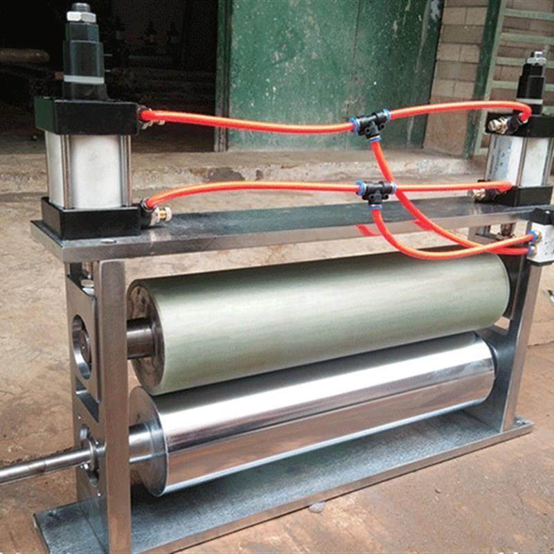 牵引贴合压片加热压机覆合覆膜模切机器整平滚筒辊胶辊烫金对压机