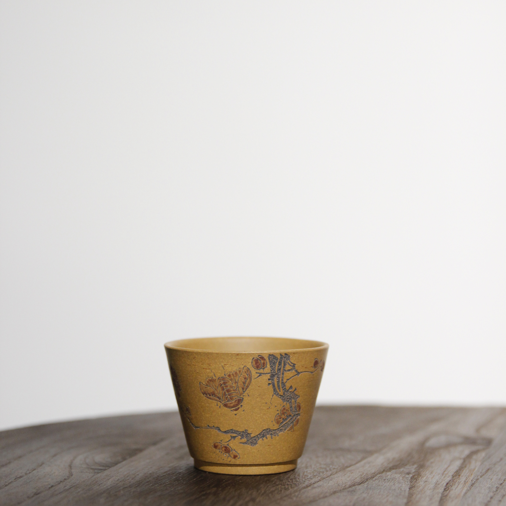 心月轮梅虫杯段泥主人杯