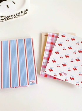 便签分装|ins同款韩国小樱桃几何图形留言list便签手账素材