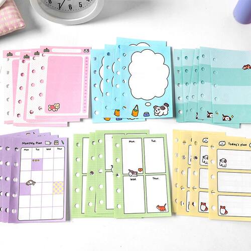 M5内页分装|infeel.me生活观察员系列活页替芯高颜值彩色手帐内页