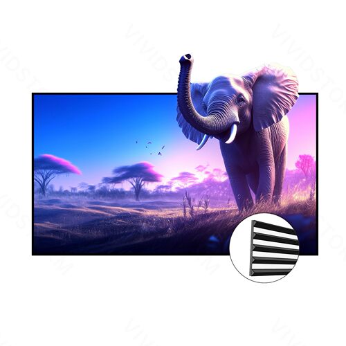 VIVIDSTORM长焦抗光幕壁挂画框幕