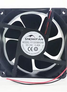 YY12038H24B EC12038H24B DC24V 0.40A 12CM原装SNOWFAN 轴流风扇