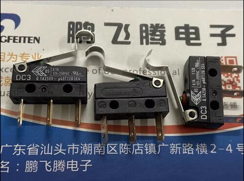 进口德国CHERRY DC3C-L1RC 汽车车载防水微动开关 带R柄 0.1A正品