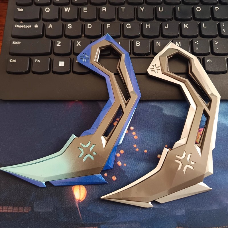 无畏契约游戏周边武器模型VCT爪刀全金属工艺品摆件收藏玩具刀剑