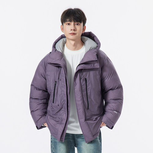 YOKE STUDIAO冬季新款连帽棉服男宽松休闲百搭加厚外套面包服棉衣