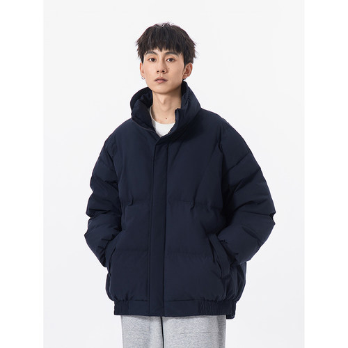 美式休闲冬季立领棉服面包服