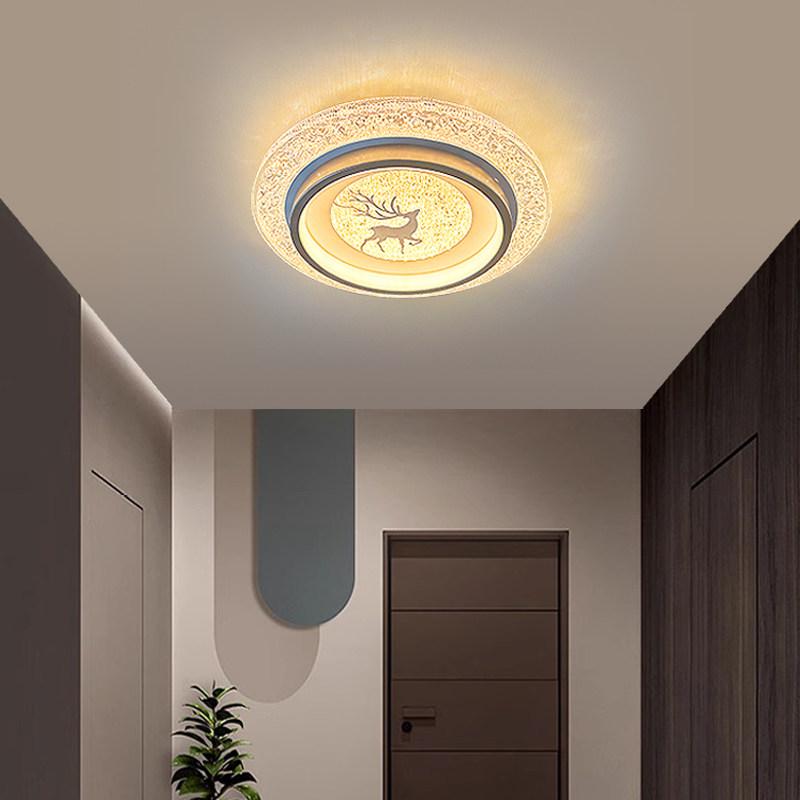 现代简约过道走廊灯嵌入式入户玄关门厅阳台灯2025年新款吸顶灯