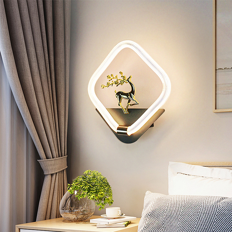 卧室LED现代简约壁灯床头灯轻奢