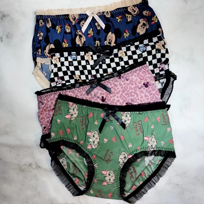 牛奶丝夏季速干高弹包臀女士内裤