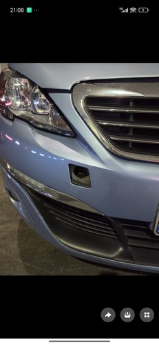 适配东风标致308s原装前保险杠拖车钩盖前保险杠活门盖