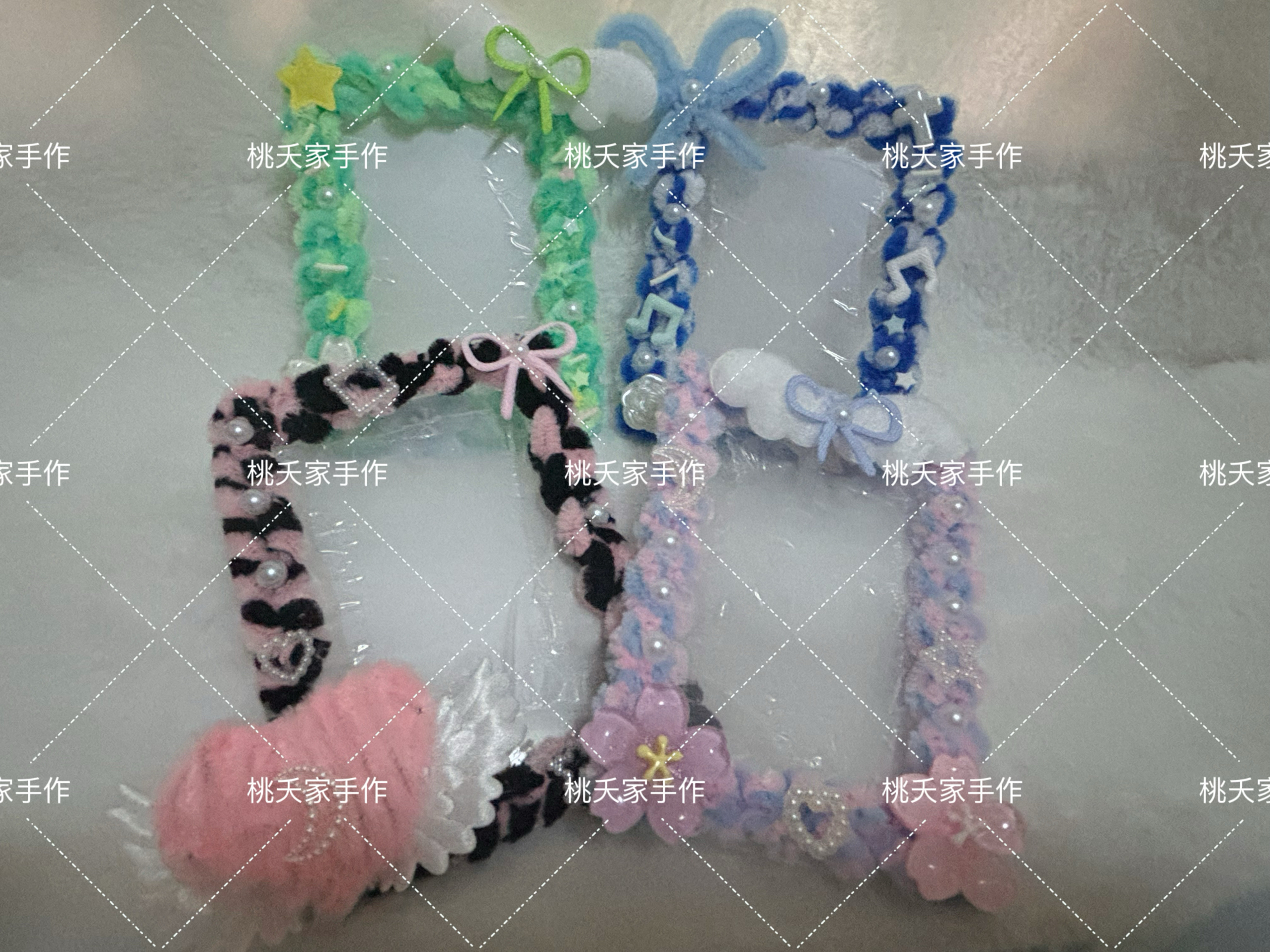 扭扭棒卡套材料包成品手作ins原创diy痛包填充物小卡咕卡可爱毛绒