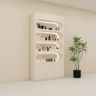 木匠者高端大气彩妆展示柜美容院产品美妆店化妆品护肤品专用柜子