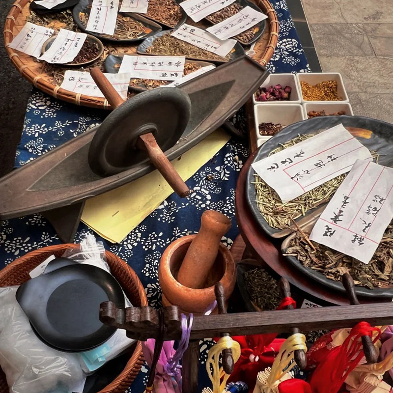 中药香囊填充香料端午节艾草香料非遗手工diy材料包中草药驱蚊虫