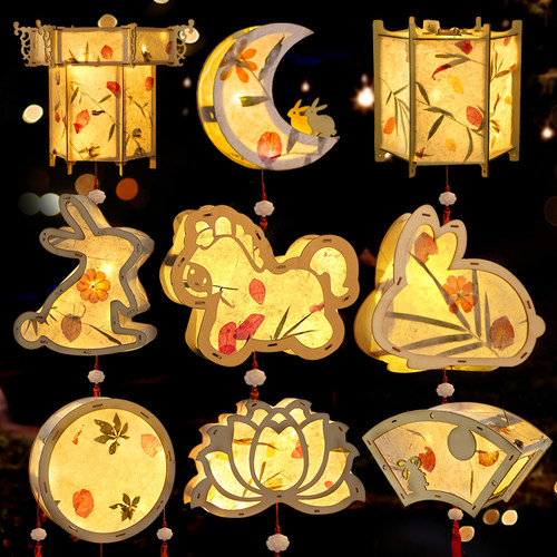 新年灯笼手工diy暖场活动