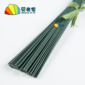 塑包花艺铁丝22号花杆diy儿童手工材料包玫瑰插画铁线母亲节手工