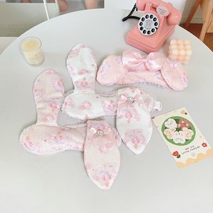 一个甜妹ins风可爱兔子耳朵美乐蒂眼罩遮光睡眠眼罩甜美少女心