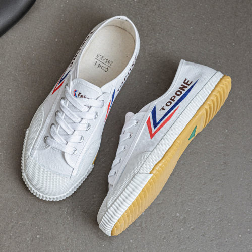 飞跃武术帆布鞋学生体考田径白鞋