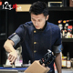 饭店西餐烘焙厨房锋味牛仔工作服秋冬装 谢霆锋同款 厨师服长袖 定制