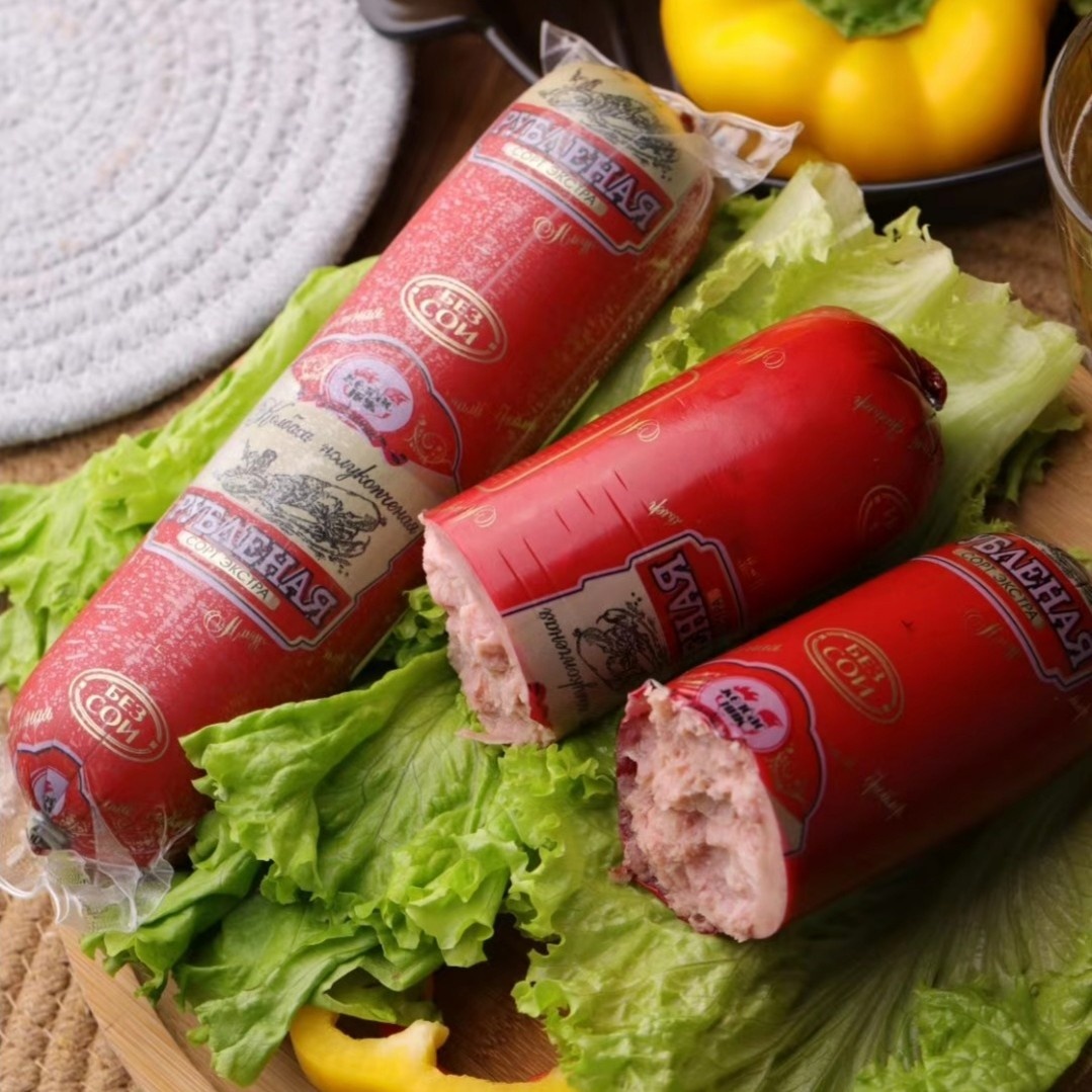 风味网红熏肠纯肉即食零食卢布肠