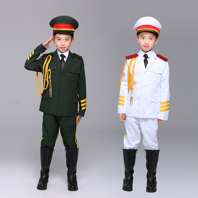 儿童升旗手服装升国旗班仪仗队中小学生国旗护卫队礼服乐鼓队服装