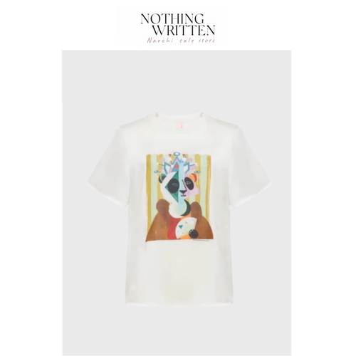 【现货】Nothing Written Narchi新中式艺术短袖T恤复古撞色上衣