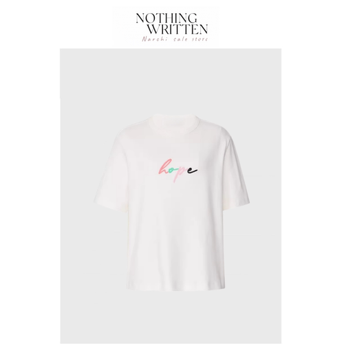 【现货】Nothing Written Narchi短袖T恤女夏季圆领休闲百搭上衣